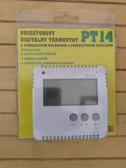 Priestorový digitálny termostat PT14