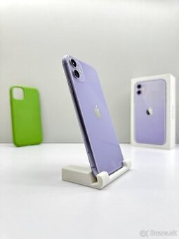 iPhone 11 PURPLE TOP STAV NOVÁ BATÉRIA 100%