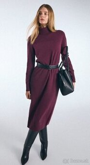 Mohito šaty burgundy XS