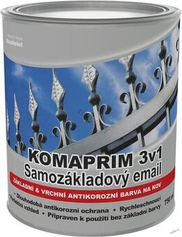 Dulux Antikorózna farba na kovy KOMAPRIM 3v1-  4 l - biely a