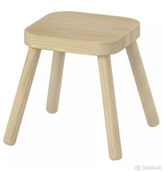 IKEA FLISAT Detská stolička (borovica)