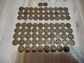 80 ks nemecké zetony GUT FUR 1 LITER BIER