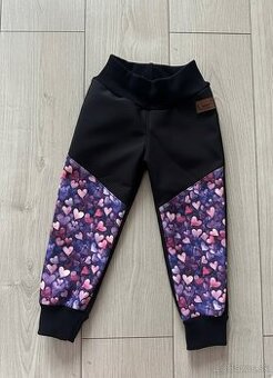Softshellove nohavice s flisom 86-140