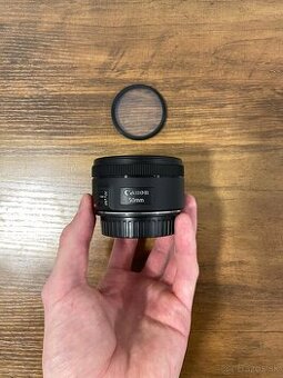 Canon EF 50 mm f/1,8 STM + UV filter zdarma