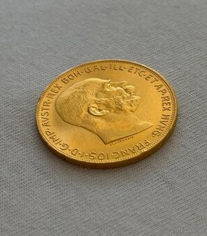 Zlatá minca 100 koruna 1915 František Jozef I.