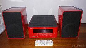 Onkyo CS-265 červená (mikrosystém USB/FM/Bluetooth/iPod)