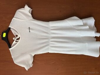 NOVÉ TOMMY HILFIGER white detské saty