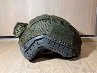 Airsoft prilba plus ochrana úst a zraku