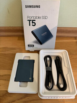 Samsung T5 500GB externy modry
