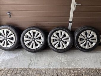 4x zimné pneumatiky 205/55R16 s diskami, Michelin