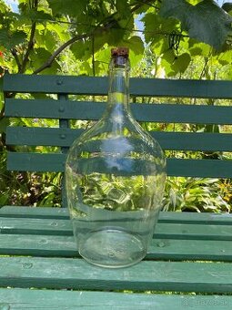 Sklenený demižón 5 litrový