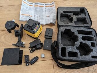 križovy nivelačny liniový laser nový plus box a dialkove ovl