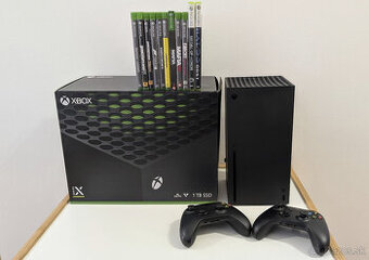 Xbox Series X 1TB, 2 ovládače, 11 hier