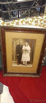 Stara zaramovana svadobna foto