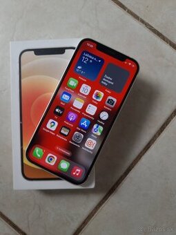 Iphone 12 WHITE 64GB s komplet prislusenstvom, original krab