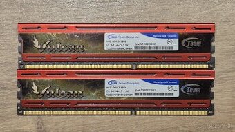 Team Vulcan 2x 4GB DDR3 RAM pamat