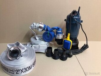 Ponorné kalové čerpadlo s vnútroným drvičom s plavákom