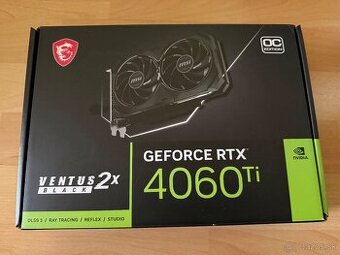 MSI NVIDIA GeForce RTX 4060 Ti Ventus 2X Black 16G OC