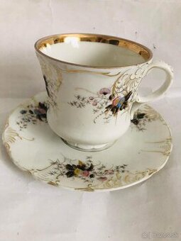 Prekrasne velke secesne salky rucne malovane 9x9cm p