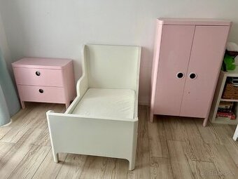 Busunge Ikea postel, skriňa, komoda