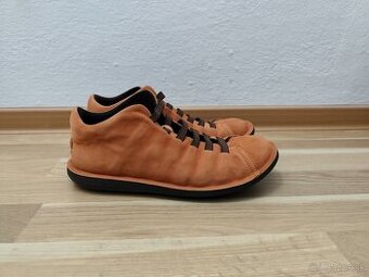 Camper 41 - kožené oranžové topánky