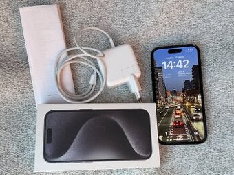 Apple iphone 15 Pro 128Gb - ako nový -komplet balenie záruka