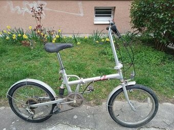 Celoodpruzeny skladaci bicykel KOMDA, Shimano