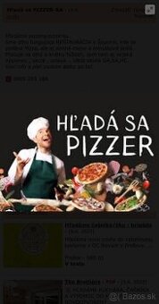 Hľadáme pizzéra