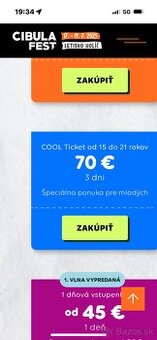 Cibula Fest permanetka mladistvy