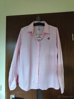 Úplne nová bledo ružová dámska košeľa Beverly Hills Polo clu