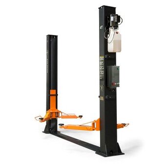 Dvojstĺpový zdvihák hydraulický do autoservisu.