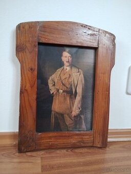 Prodám originální obraz Adolfa Hitlera nalezený na půdě