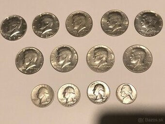 predam americke a australske strieborne dolare mince aug