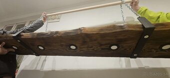 Predám drevené závesné svietidlo