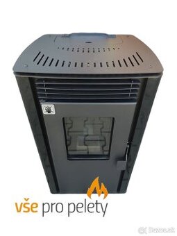 Teplovzdušné kamna na pelety 6 kW, nové, samozápal,aplikácia