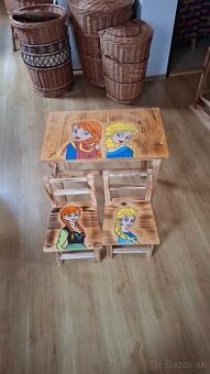 Drevené detské sedenie - 1