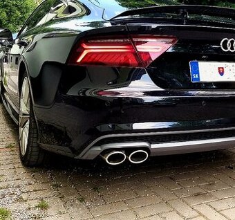 AUDI S7 S6 nerezove dvojite duplex koncovky vyfuku