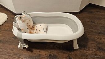 Skladacia vanička s podložkou a teplomerom