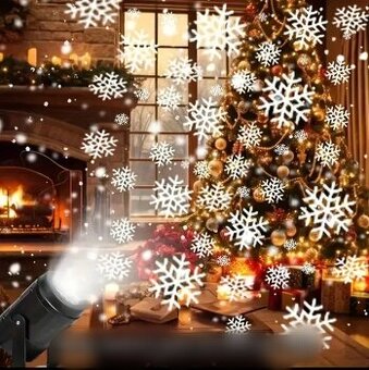 Projektor snehové vločky