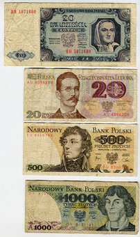 BANKOVKY - Predám POĽSKÉ bankovky z obehu