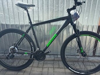 Pánsky horský bicykel Kenzel Shade, Matná čierna - zelená
