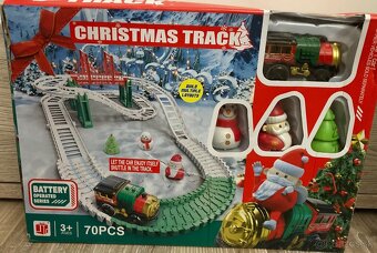 Hračka Vianočný vláčik na baterky/Nové