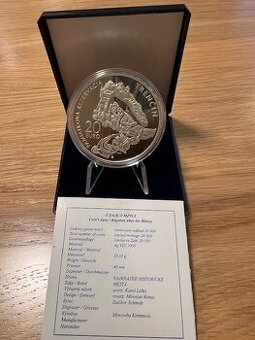 Predaj SR 20 EUR Trenčín proof 2012