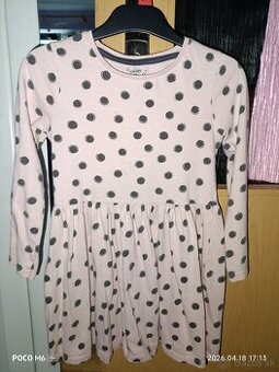 Šaty 122/128 a sukničky 116/122