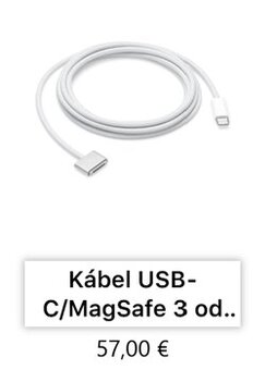 Kábel Magsafe 2m - orig. Apple