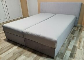 siva manzelska postel 160x195x43 cm
