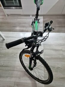 Juniorský bicykel 16" CTM Terrano 1.0 matná šedá/zelená