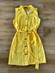 Žlté letné šaty