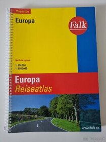 Predám mapu Európa mierka 1:800000