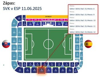 5x VSTUPENKA NA SVK vs. ESP – U21